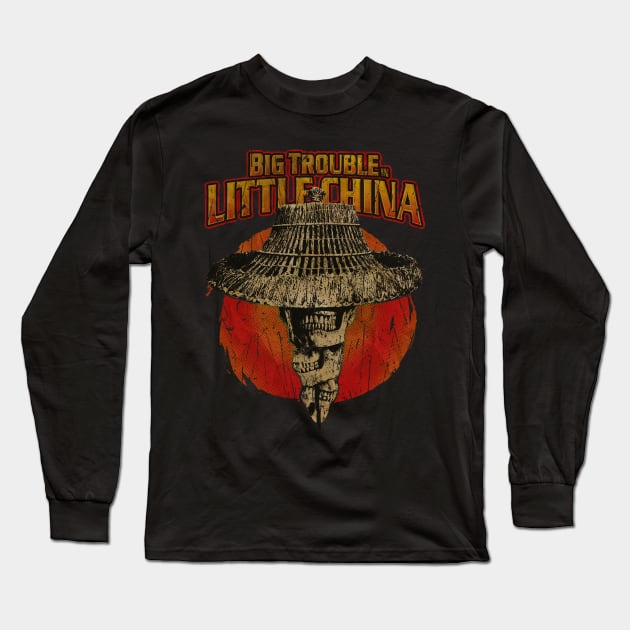 BIG TROUBLE IN LITTLE CHINA RETROO Long Sleeve T-Shirt by garudabot77